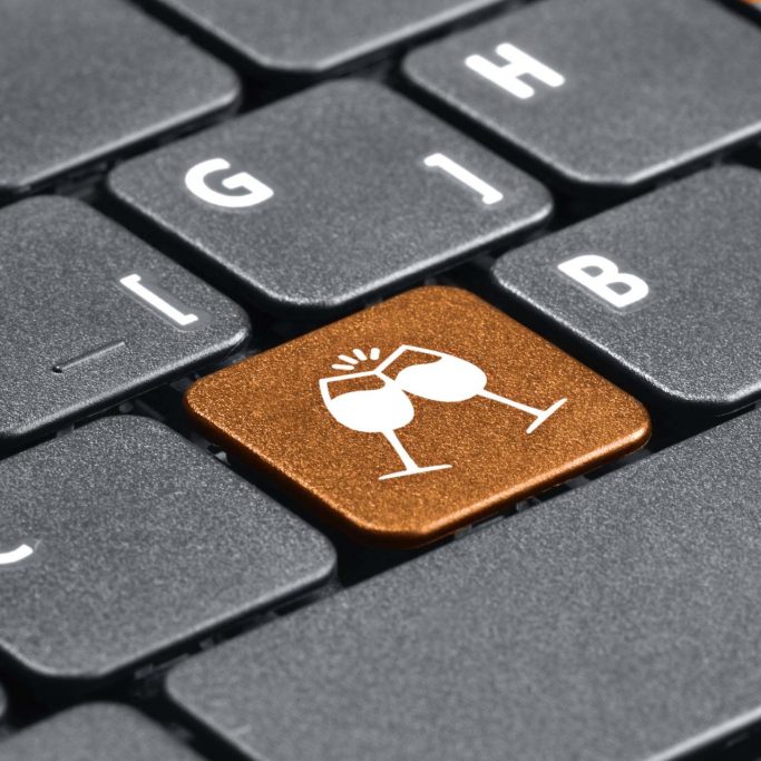 Celebration. Orange hot key on computer keyboard. Celebration. Orange hot key on computer keyboard.
